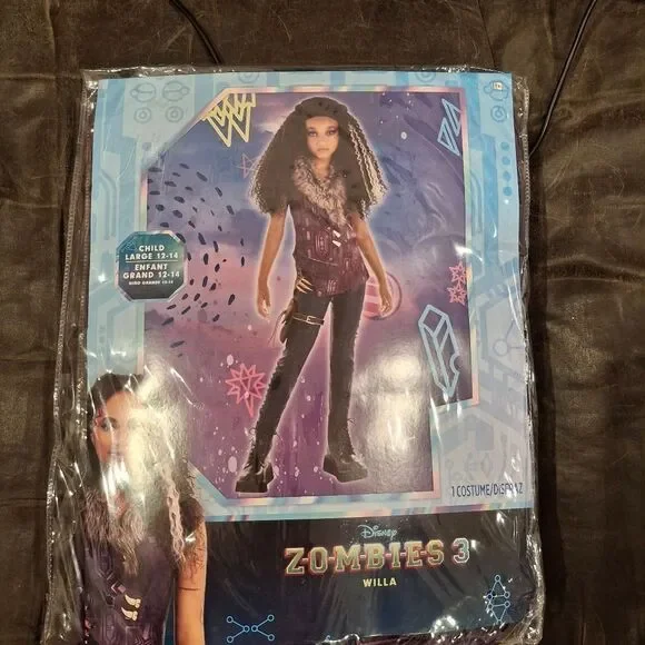 Disney Zombies 3: Willa Costume for Girls & Wig - Picture 7 of 7